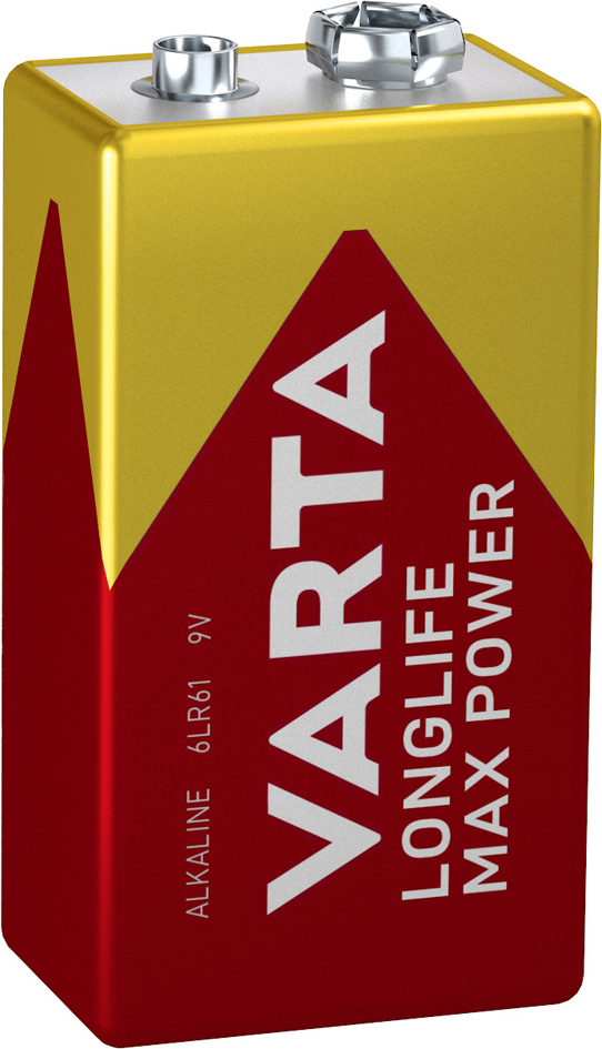 VARTA Alkaline Batterie Longlife Max Power, , E-Block (9V) von Varta