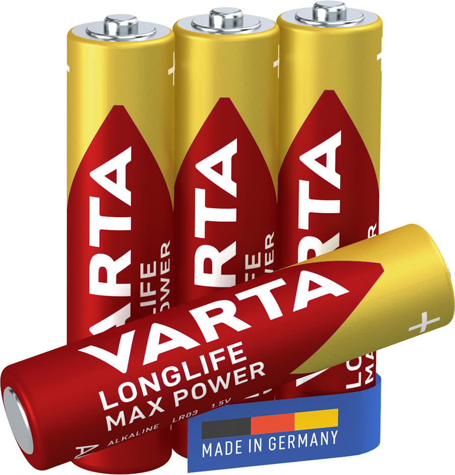 VARTA Alkaline Batterie Longlife Max Power, Micro (AAA) von Varta