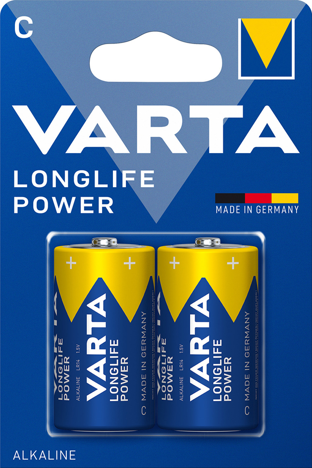 VARTA Alkaline Batterie Longlife Power, Baby (C/LR14) von Varta