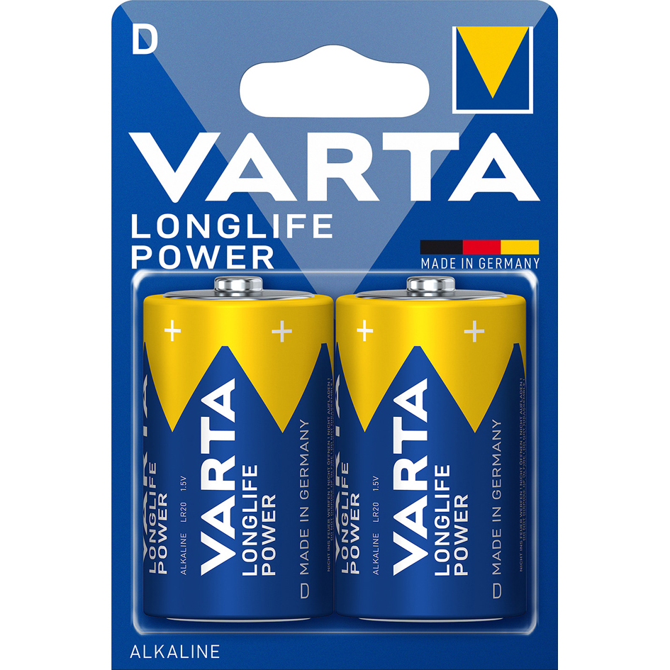 VARTA Alkaline Batterie Longlife Power, Mono (D/LR20) von Varta