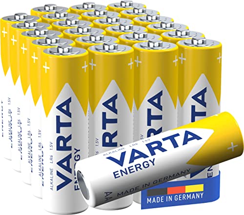 VARTA Batterien AA, 24 Stück, Energy, Alkaline, 1,5V, Verpackung zu 80% recycelt, für einfachen Grundbedarf, Made in Germany VARTA Batterien AA, 24 Stück, Energy, Alkaline, 1,5V, Verpackung zu 80% recycelt, für einfachen Grundbedarf, Made in Germany von VARTA