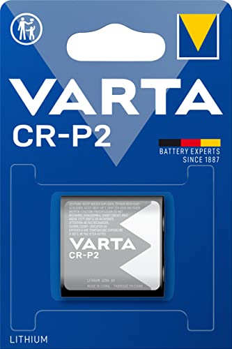 VARTA Batterien CR-P2 Lithium Rundzelle, 1 Stück, 6V, Spezialbatterien für elektronische Geräte, mit langanhaltender, höchster Leistung von Varta