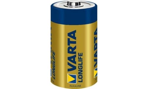 VARTA Batterien D Mono, 4 Stück, Longlife, Alkaline, 1,5V, ideal für Fernbedienungen, Wecker, Radios, Made in Germany von Varta