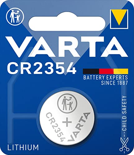 VARTA Batterien Knopfzelle CR2354, 1 Stück, Lithium Coin, 3V, kindersichere Verpackung, für elektronische Kleingeräte - Autoschlüssel, Fernbedienungen, Waagen VARTA Batterien Knopfzelle CR2354, 1 Stück, Lithium Coin, 3V, kindersichere Verpackung, für elektronische Kleingeräte - Autoschlüssel, Fernbedienungen, Waagen von Varta