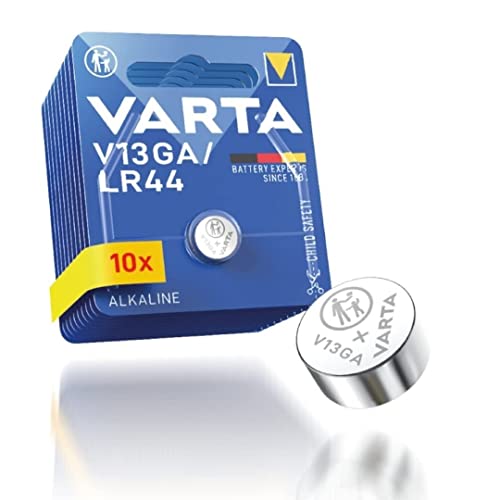 VARTA Batterien Knopfzellen V13GA, 10 Stück, Alkaline Special, 1,5V, für Spielsachen, Taschenrechner, Messgeräte, kompakt mit langanhaltender & hoher Leistung von Varta