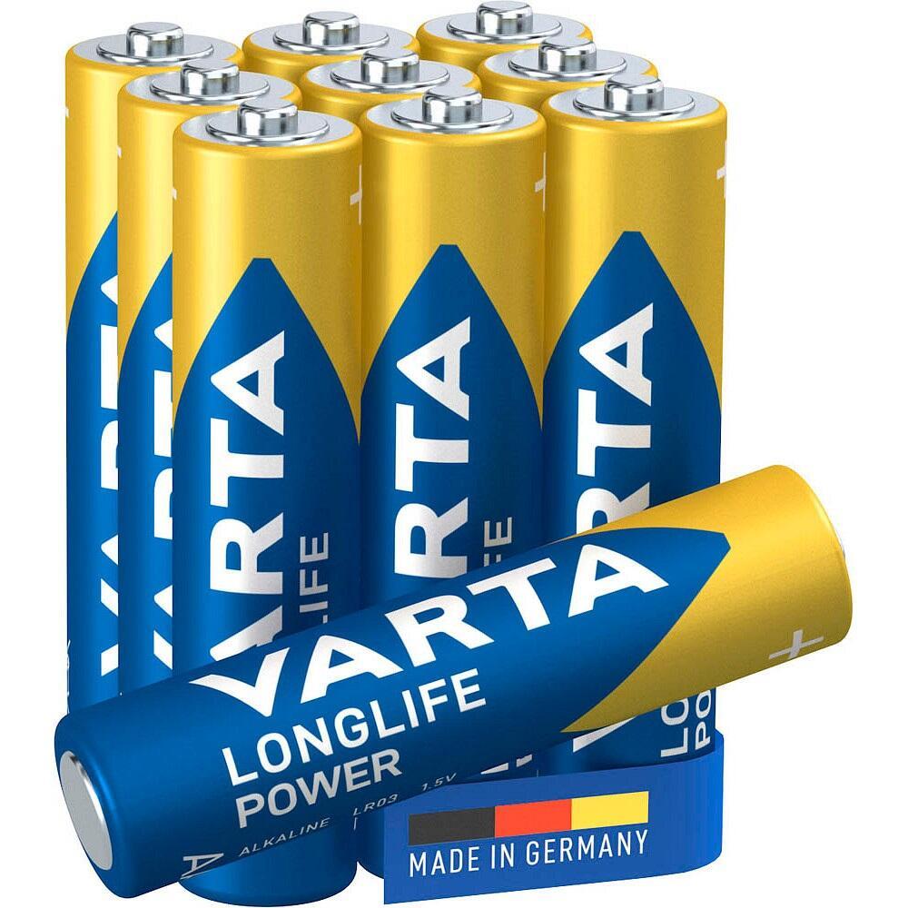 VARTA Batterien LONGLIFE Power Micro AAA 1,5 V - 10 Stück von Varta