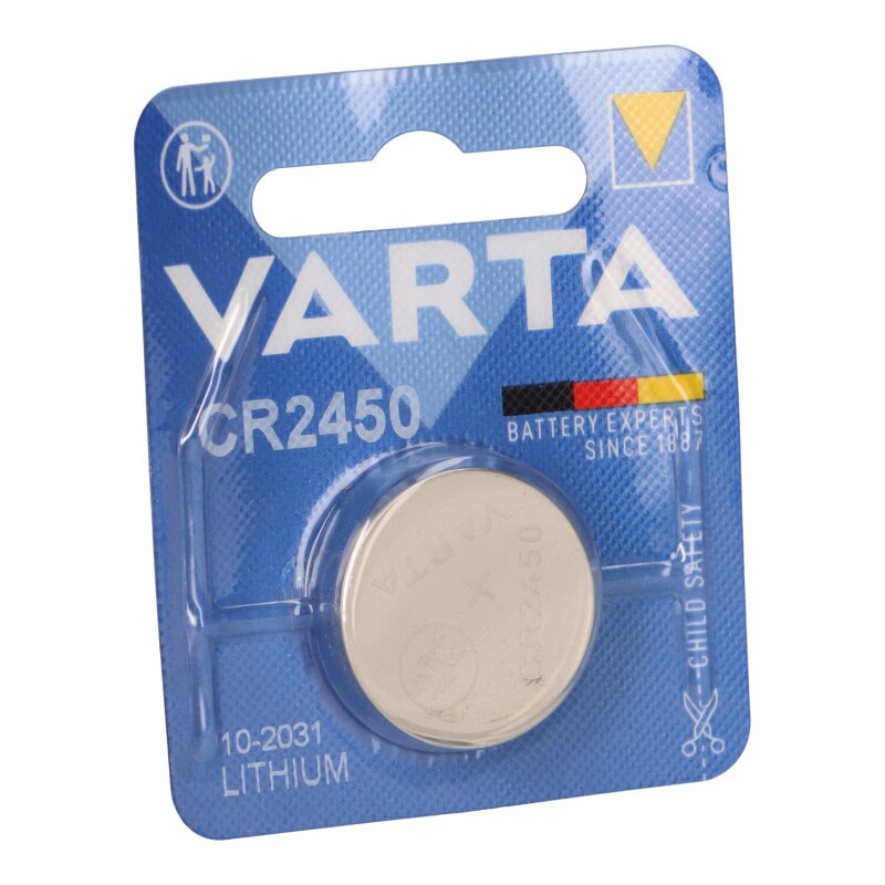 VARTA CR 2450 Lithium-Knopfzelle 3V von Varta