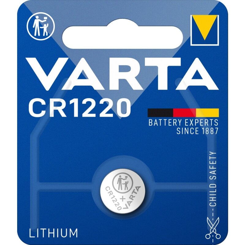 VARTA CR1220 Lithium-Knopfzelle 3V VARTA CR1220 Lithium-Knopfzelle 3V von Varta