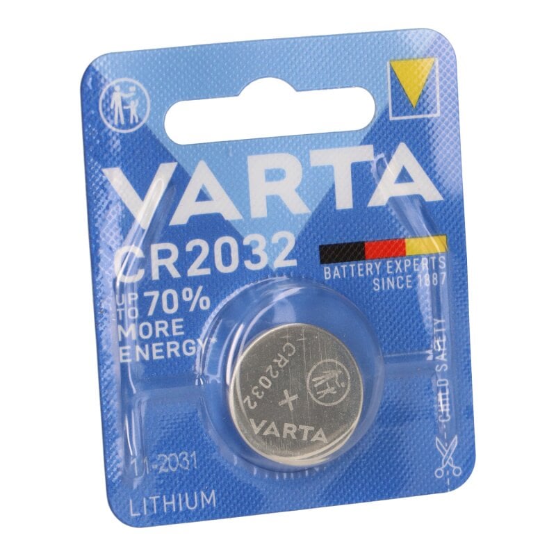 VARTA CR2032 Lithium-Knopfzelle 3V von Varta