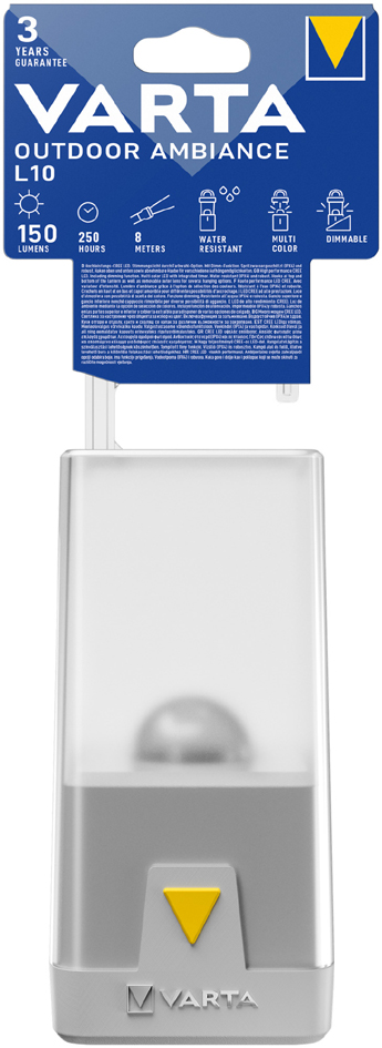 VARTA Campingleuchte , Outdoor Ambiance Lantern L10, , grau VARTA Campingleuchte , Outdoor Ambiance Lantern L10, , grau von Varta