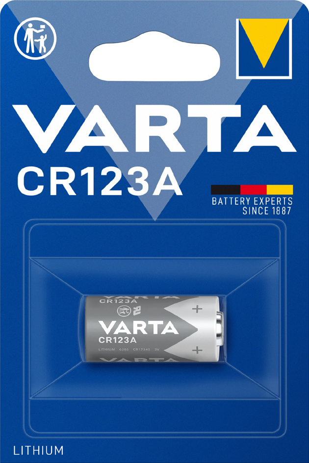 VARTA Foto-Batterie , LITHIUM, , CR123A, 3,0 Volt von Varta