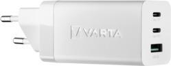 VARTA High Speed Charger Ladegerät Netzteil mit 65W Die effizienteste Art zu laden! Neben innovativer GaN Technologie überzeugt der VARTA High Speed Charger auch mit einem kompakten Design und höchste Ausgangsleistung! (57956101401) von Varta