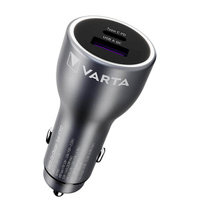 VARTA Kfz-Ladeadapter schwarz, 45 Watt / VA VARTA Kfz-Ladeadapter schwarz, 45 Watt / VA von Varta