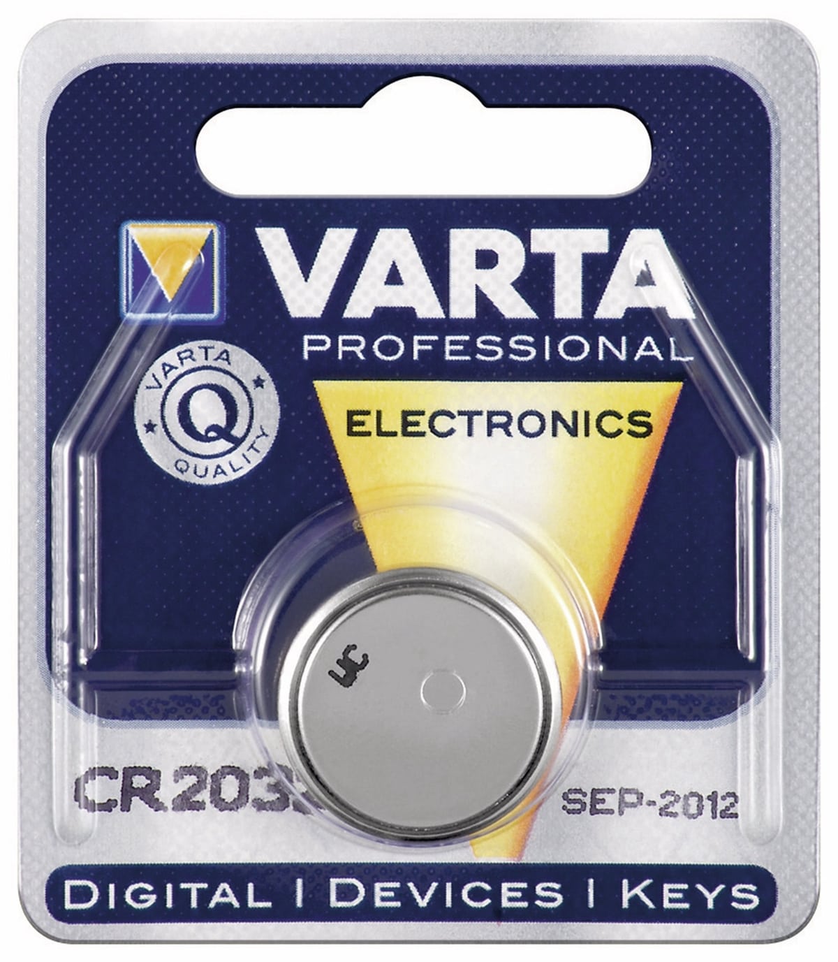 VARTA Knopfzelle, CR2032, Lithium, 3 V, 230 mAh von Varta