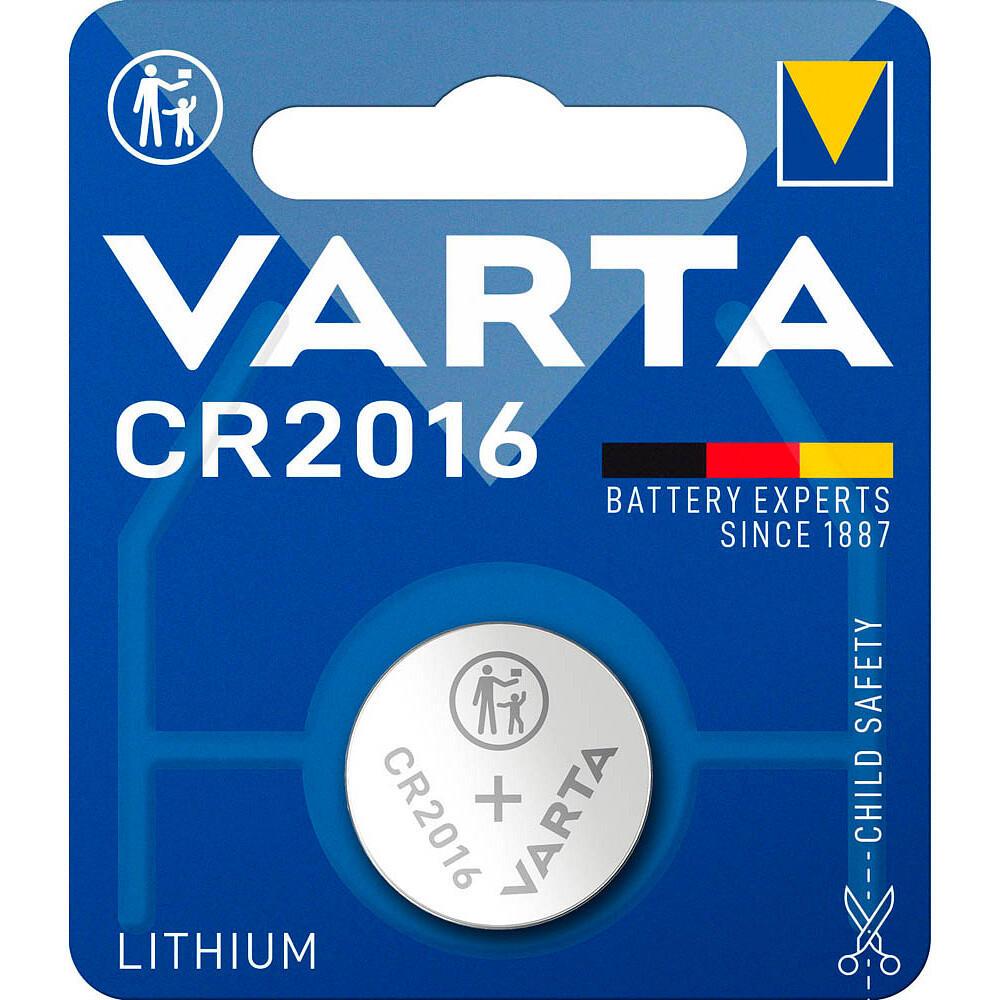 VARTA Knopfzelle CR2016 3,0 V von Varta