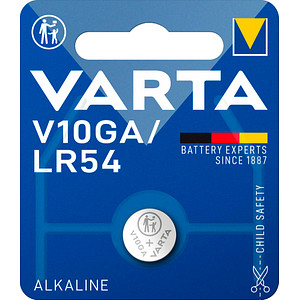 VARTA Knopfzelle V 10 GA/LR54 1,5 V von Varta