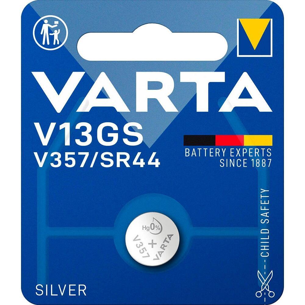 VARTA Knopfzelle V 13 GS/V357/SR44 1,55 V von Varta