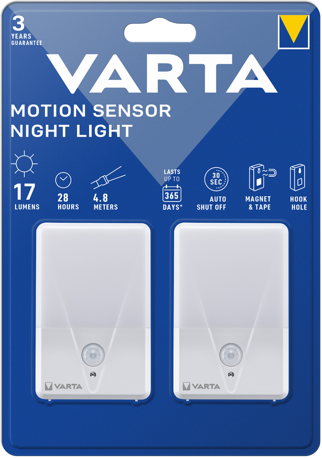 VARTA LED-Bewegungslicht , Motion Sensor Night Light, , 2er von Varta