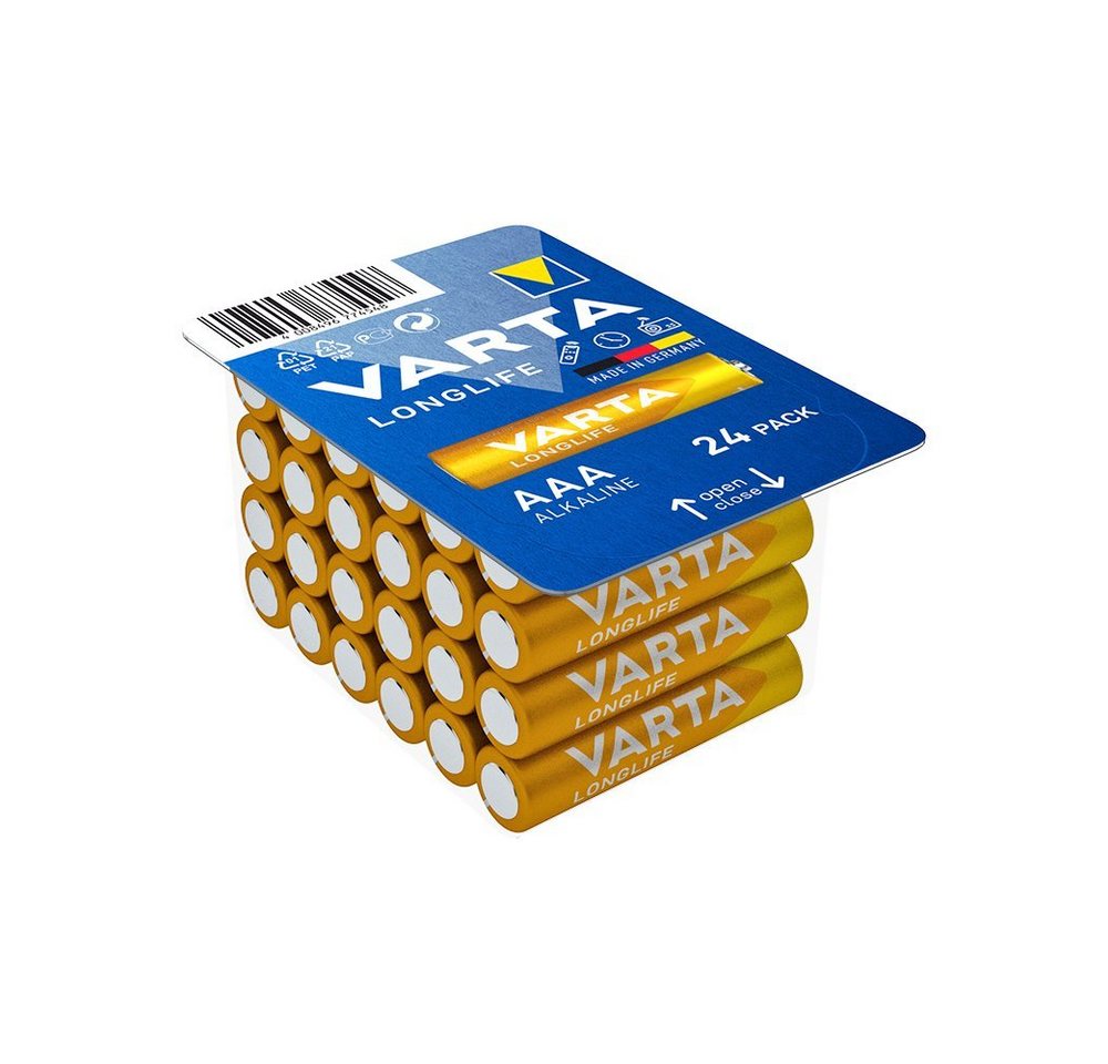 VARTA LONGLIFE AAA Big Box 24er Batterie Batterie VARTA LONGLIFE AAA Big Box 24er Batterie Batterie von Varta