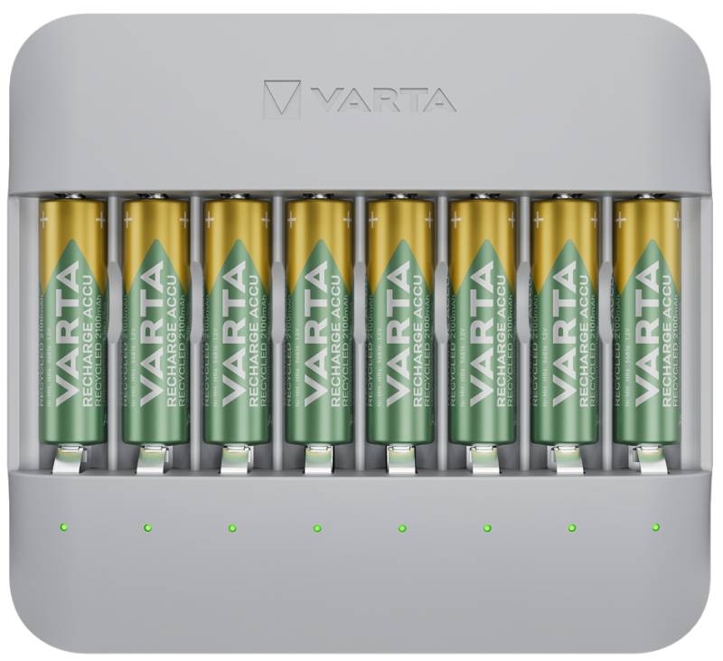 VARTA Ladegerät ECO Charger Multi Recycled, inkl. 8x AA von Varta