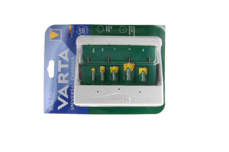 VARTA Ladegerät Easy Energy Universal Charger 57678101401 mit 12V/24V Stecker von Varta