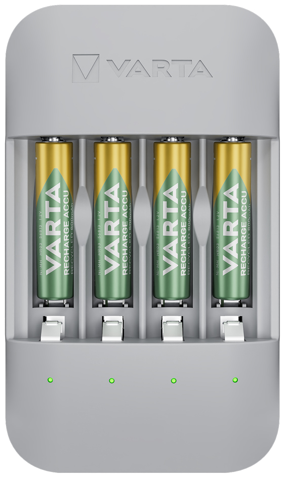 VARTA Ladegerät Eco Charger Pro Recycled, inkl. 4x Micro AAA VARTA Ladegerät Eco Charger Pro Recycled, inkl. 4x Micro AAA von Varta