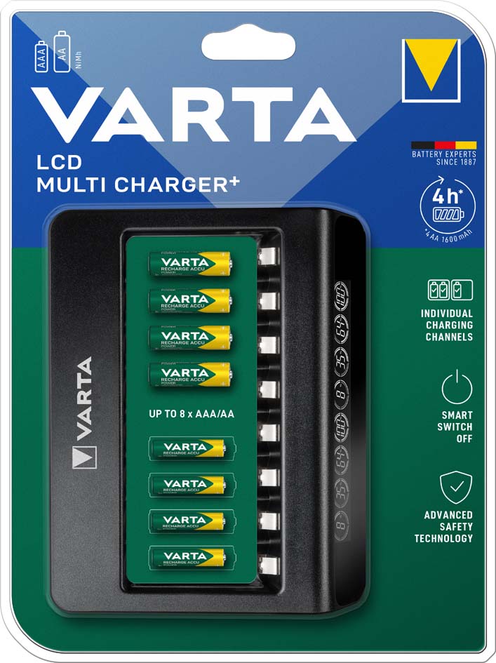 VARTA Ladegerät LCD Multi Charger+, unbestückt VARTA Ladegerät LCD Multi Charger+, unbestückt von Varta