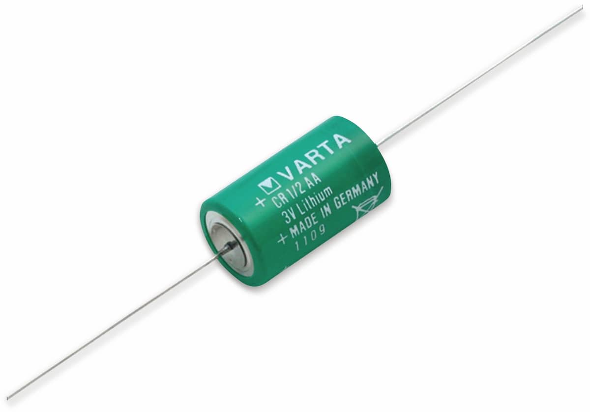 VARTA Lithium-Batterie CR 1/2AA-CD, mit Axialdraht, 3 V-, 950 mAh von Varta