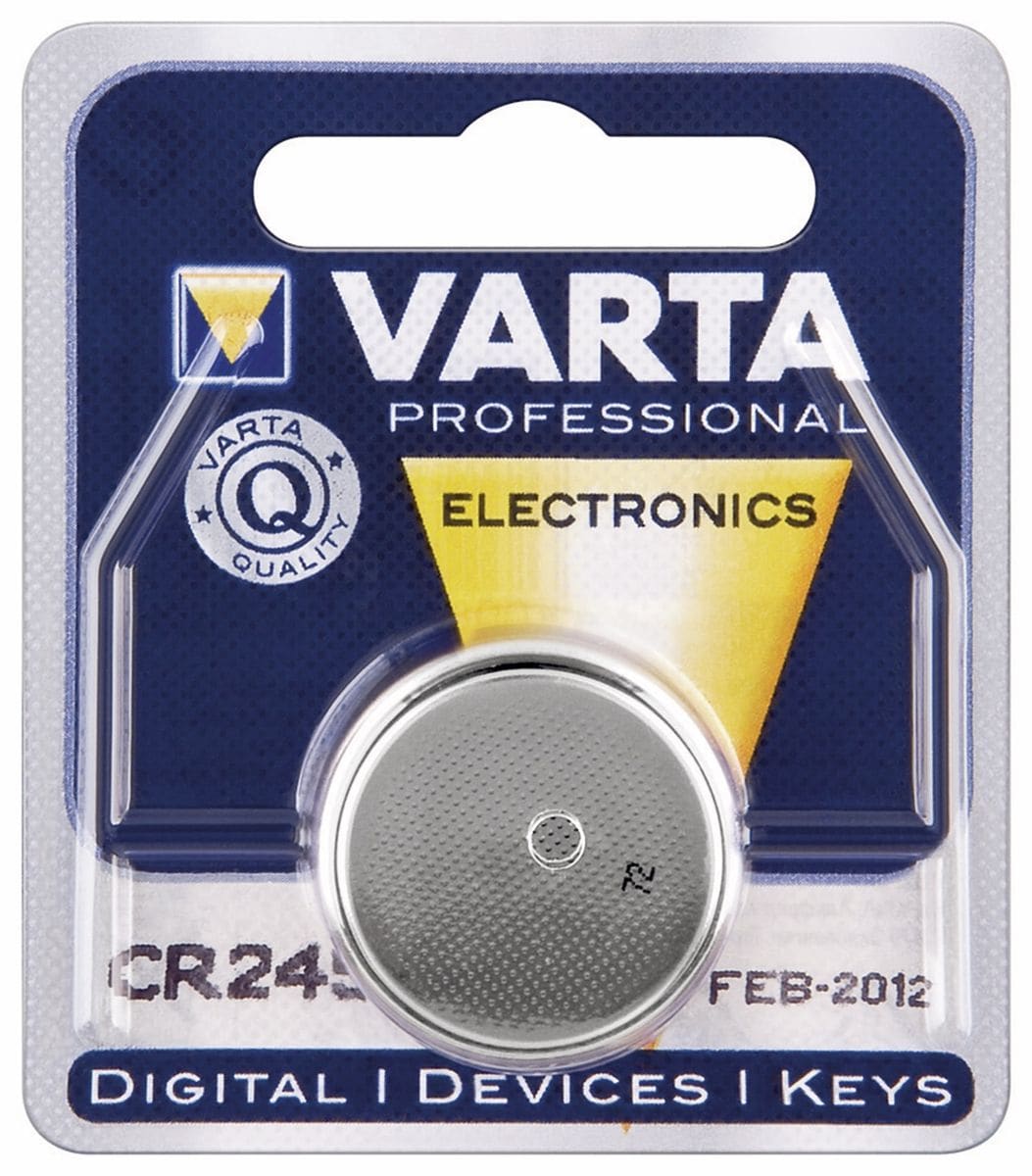 VARTA Lithium Knopfzelle CR2450 von Varta