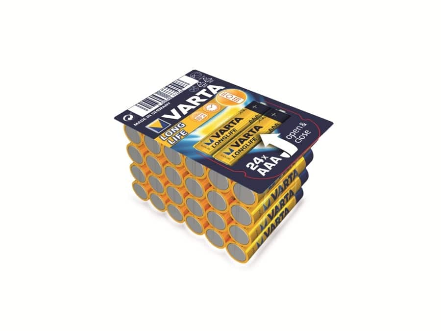 VARTA Micro-Batterieset LONGLIFE, 24 Stück VARTA Micro-Batterieset LONGLIFE, 24 Stück von Varta