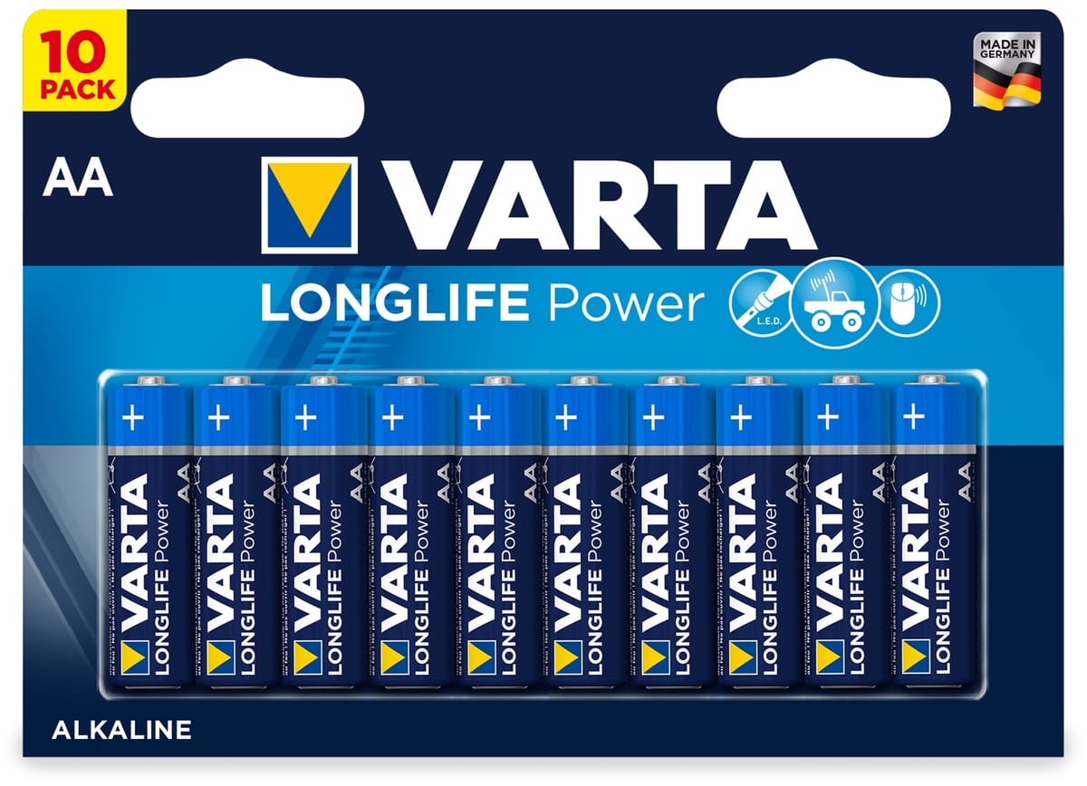 VARTA Mignon-Batterie HIGH ENERGY, 10 Stück von Varta