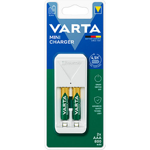 VARTA Mini Charger Akku-Schnellladegerät inkl. Akkus von Varta