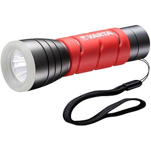 VARTA OUTDOOR SPORTS F10 LED Taschenlampe rot 12,2 cm, 235 Lumen, 5 W von Varta