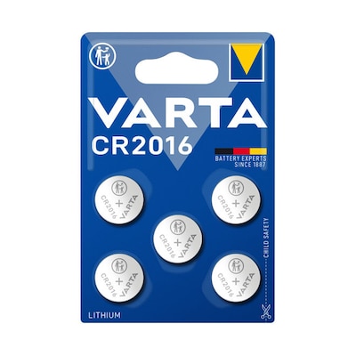 VARTA Professional Electronics Knopfzelle Batterie CR 2016 5er Blister VARTA Professional Electronics Knopfzelle Batterie CR 2016 5er Blister von VARTA AG