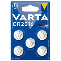 VARTA Professional Electronics Knopfzelle Batterie CR 2016 5er Blister VARTA Professional Electronics Knopfzelle Batterie CR 2016 5er Blister von VARTA AG