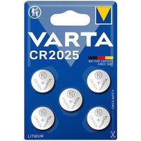 VARTA Professional Electronics Knopfzelle Batterie CR 2025 5er Blister VARTA Professional Electronics Knopfzelle Batterie CR 2025 5er Blister von VARTA AG