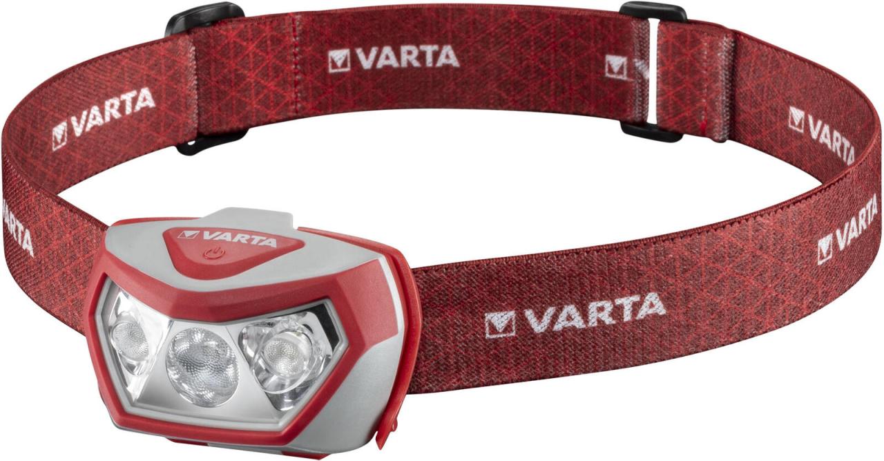 VARTA Stirnlampe rot von Varta