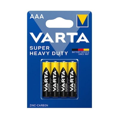 VARTA Super Heavy Duty Batterie Micro AAA R03 4er Blister von VARTA AG