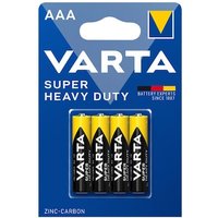 VARTA Super Heavy Duty Batterie Micro AAA R03 4er Blister von VARTA AG