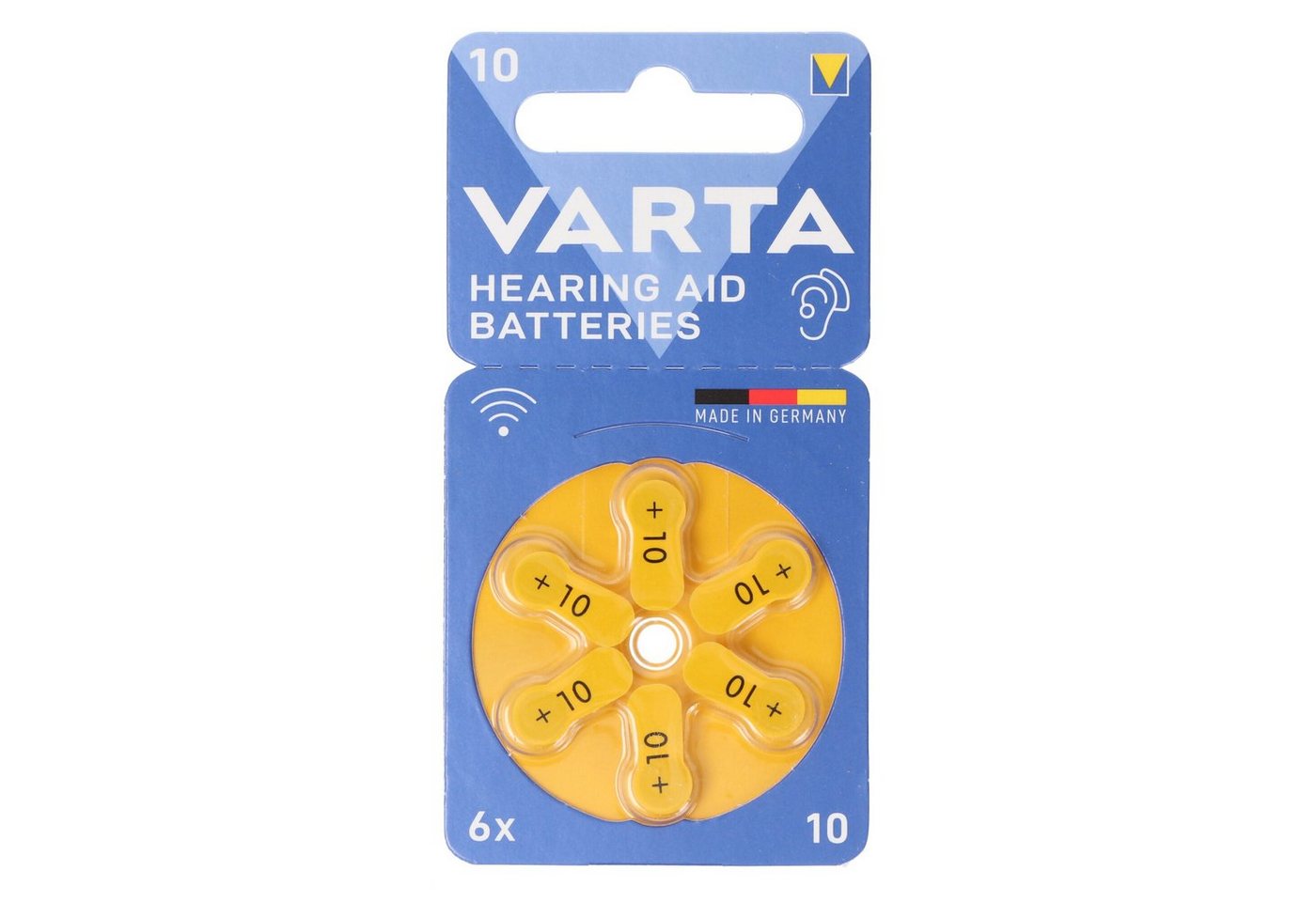 VARTA Varta Batterie Zinc Air 10 Hörgeräte Batterien, 1.4V 6 Stück im Blist Batterie VARTA Varta Batterie Zinc Air 10 Hörgeräte Batterien, 1.4V 6 Stück im Blist Batterie von Varta