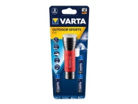 Varta 17627101421, Hand-Blinklicht, Schwarz, Rot, Aluminium, IPX4, LED, 1 Lampen von Varta