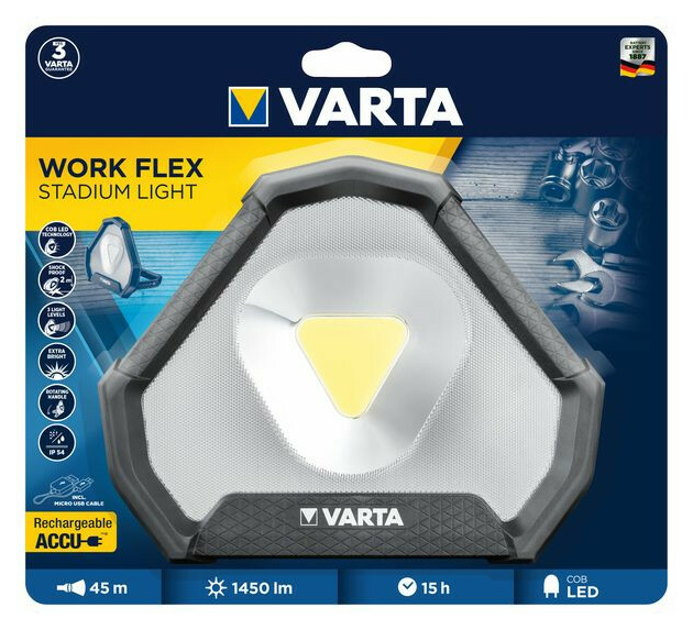 Varta 18647 Work Flex Stadium Light von Varta