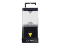 Varta 18666 101 111, Batteriebetriebene Campingleuchte, Schwarz, Acrylnitril-Butadien-Styrol (ABS), Polycarbonat (PC), Thermoplastisches Elastomer (TPE), IPX4, 500 lm, LED von Varta