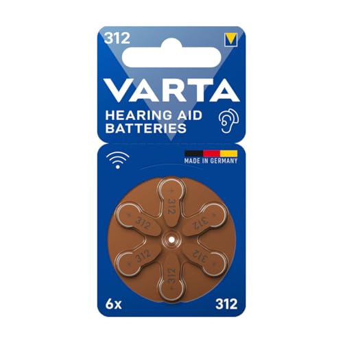 Varta 393569 Knopfbatterien für Hörgeräte V312 6 Stück Varta 393569 Knopfbatterien für Hörgeräte V312 6 Stück von VARTA