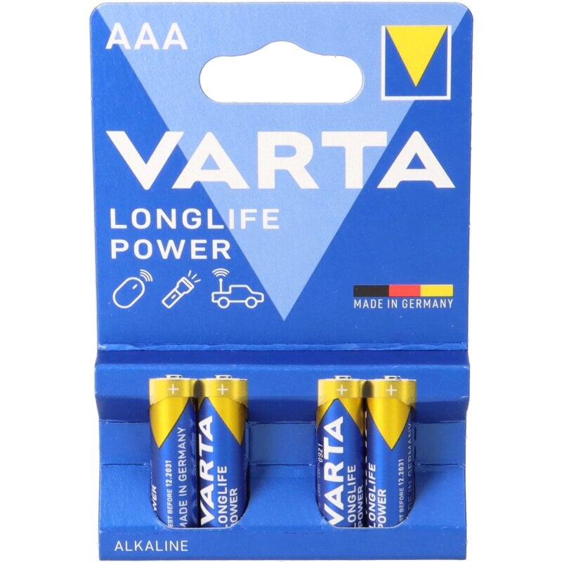 Varta 4903 Longlife Power LR03 AAA Micro 4-er Blister Varta 4903 Longlife Power LR03 AAA Micro 4-er Blister von Varta