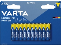 Varta 4903121420, Einwegbatterie, AAA, Alkali, 1,5 V, 20 Stück(e), 44,5 mm von Varta