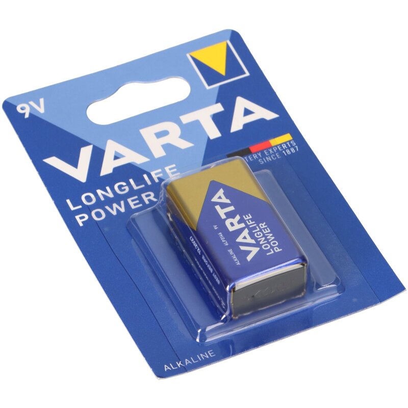 Varta 4922 Longlife Power 9V-Block 1er Blister Varta 4922 Longlife Power 9V-Block 1er Blister von Varta