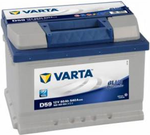 Varta Autobatterie Blue Dynamic D59 12 V 60 Ah ETN 560 409 054 T1 Zellanlegung 0 (560409054 3132) von Varta
