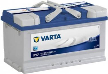 Varta Autobatterie Blue Dynamic F17 12 V 80 Ah ETN 580 406 074 T1 Zellanlegung 0 (580406074 3132) von Varta