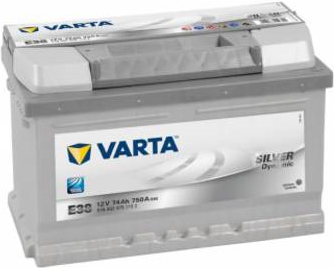 Varta Autobatterie Silver Dynamic E38 12 V 74 Ah ETN 574 402 075 T1 Zellanlegung 0 (574402075 3162) von Varta